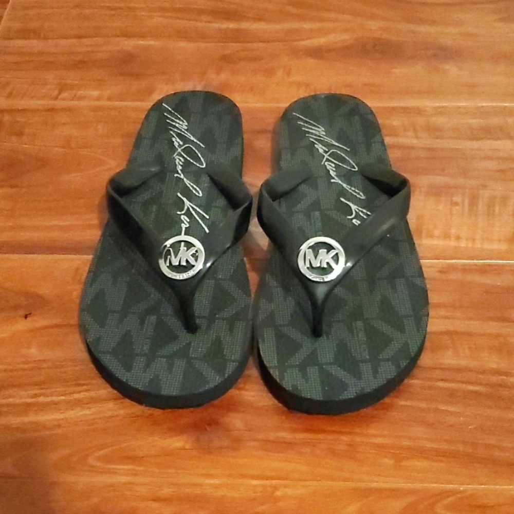 Michael Kors Logo Flip-Flops